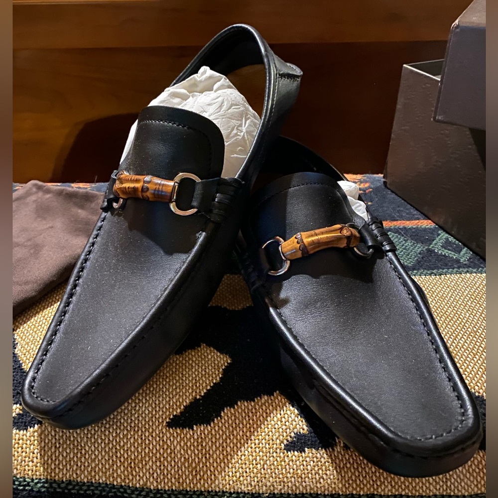 Men’s bamboo Bit Gucci Loafer